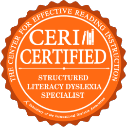 CERI Certified Structured Literacy Dyslexia Specialist